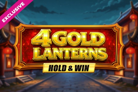 4 Gold Lanterns Hold & Win